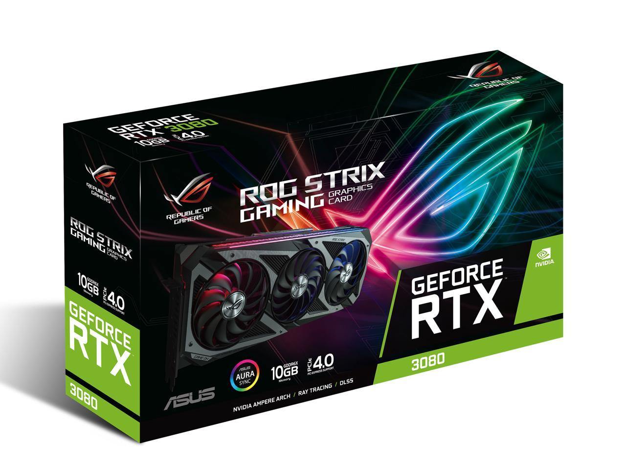 ASUS ROG Strix GeForce RTX 3080 GPU LIVE GPU IN STOCK NOW